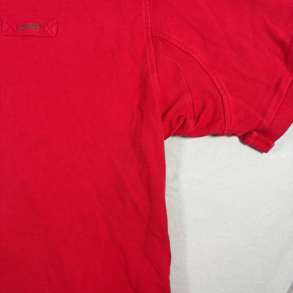 Vintage Orvis Polo Shirt Mens XL Red Cotton Pique Fishing Outdoors Mauritius - Picture 3 of 9